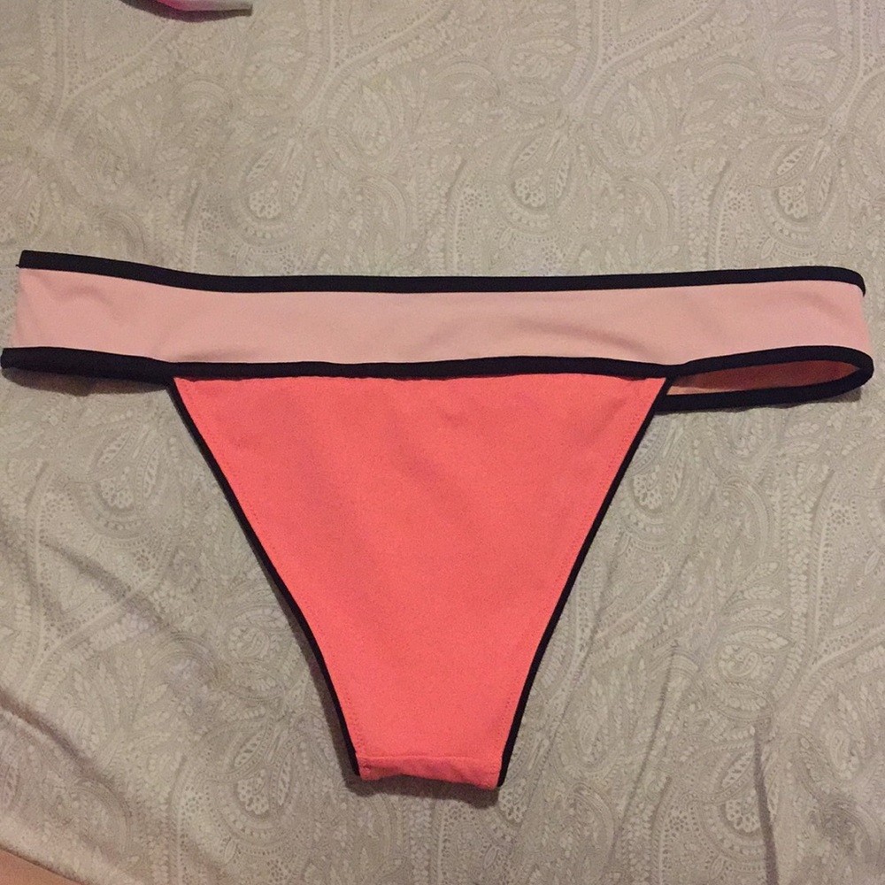 PINK VS Two-Tone Swimsuit Bottoms Medium